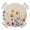 RoyalBlue Linen, variant on Spring Floral Round Tablecloth for 55-60 Inch Tables,Fitted Table Cover with Elastic Edge,Watercolor Elegant Summer Botanical Rustic Waterproof Outdoor Table Cloth Protector for Patio Garden Dinner