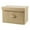 Beige, variant on Tuitoonm Cotton And Linen Cloth Covered Storage Box Folding Organizer Storage Box Wardrobe Household Storage Box Collapsible with Lids and Handles Clothing Household Daily Washing Box