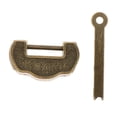 thumbnail image 1 of Llaves de Bronce Zulema Retro para Joyero Cajón Armario, 1 of 2