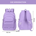 thumbnail image 3 of DAKIMOE School Backpack for College High Middle School Fashion Student bag, Cute Aesthetic Teen Bookbag for Teens Women, 3 of 7