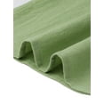 thumbnail image 5 of INSPIRE CHIC Cotton Linen Shirts for Women Button Down Short Sleeve Shirt Summer Casual Beach Blouses Tops L Green, 5 of 6