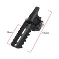 thumbnail image 4 of Motorcycle Highway Front Foot Pegs Folding Footrests Clamps Foot Rest Pedals 22-25mm Replacement for R1250GS R1200 GS ADV, 4 of 5