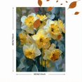 thumbnail image 3 of Yellow Daffodil Flower Canvas Print Wall Art for Living Room Bedroom Dining Room Kitchen Office Hallway Home Decor, 3 of 8
