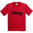 thumbnail image 3 of Inktastic Just a Nebraska Girl Born and Raised Youth T-Shirt, 3 of 5