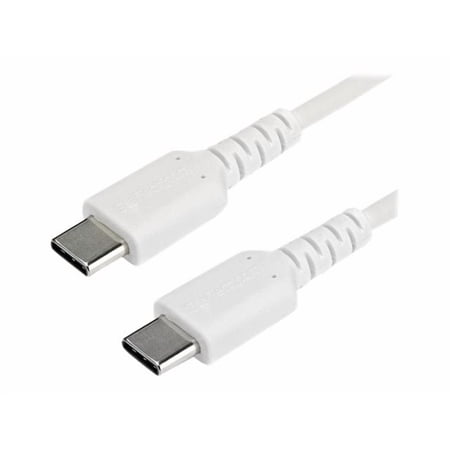 StarTech.com RUSB2CC1MW 1m (3.28 ft.) USB C Cable - Durable USB 2.0 Type C Cord - Data & Charging - Male to Male - White (RUSB2CC1MW) price history on PriceWatchPro