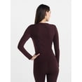 thumbnail image 4 of Avia Women's and Women's Plus Brushed Performance Top with Long Sleeves, Sizes XS-4X, 4 of 6