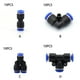 thumbnail image 2 of Speravity 10 pack/lote conectores de manguera de aire de buen sellado para sistemas neumáticos tubo rápido de reutilizable Suministros de soldadura PU directo 6 mm, 2 of 6