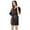 Black, variant on Women's Hooded Silk Robes Satin Kimono Robe Short Bathrobe Bridesmaid Wedding Party Sleepwear Ladies Bathrobes Short M