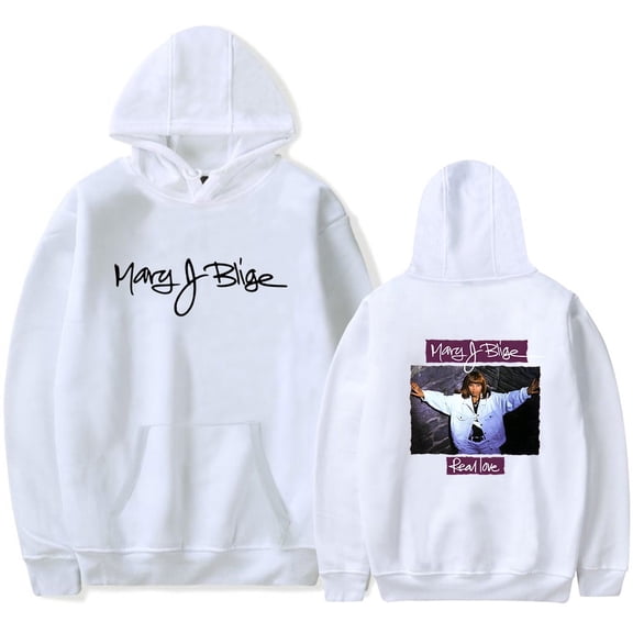 Mary J. Blige Album Hoodies 2025 Tour Merch Casual Fashion Streetwear Men Women Hooded Sweatshirt