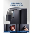 thumbnail image 3 of Kojooin 16 Gallon Kitchen Trash Can, Dual Compartment Stainless Steel Garbage and Recycle Bin Combo, 3 of 7