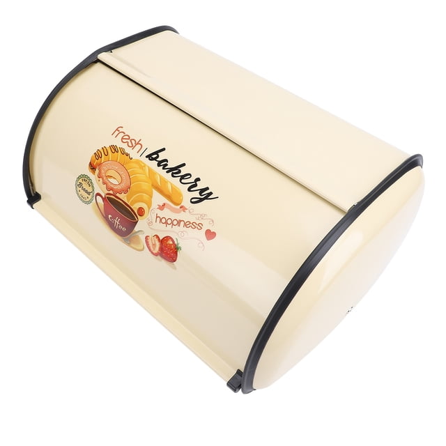 Bread Bin Metal Bread Box Bread Storage Countertop Bread Box Breadbox Holds for Your Kitchen Counter