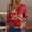 Z018-Wine, variant on SAATLERI Womens Tops 3/4 Length Sleeve Trendy Boho Floral Shirts for Women Dressy Business Casual Blouses Basis Tees Summer Fall Shirts