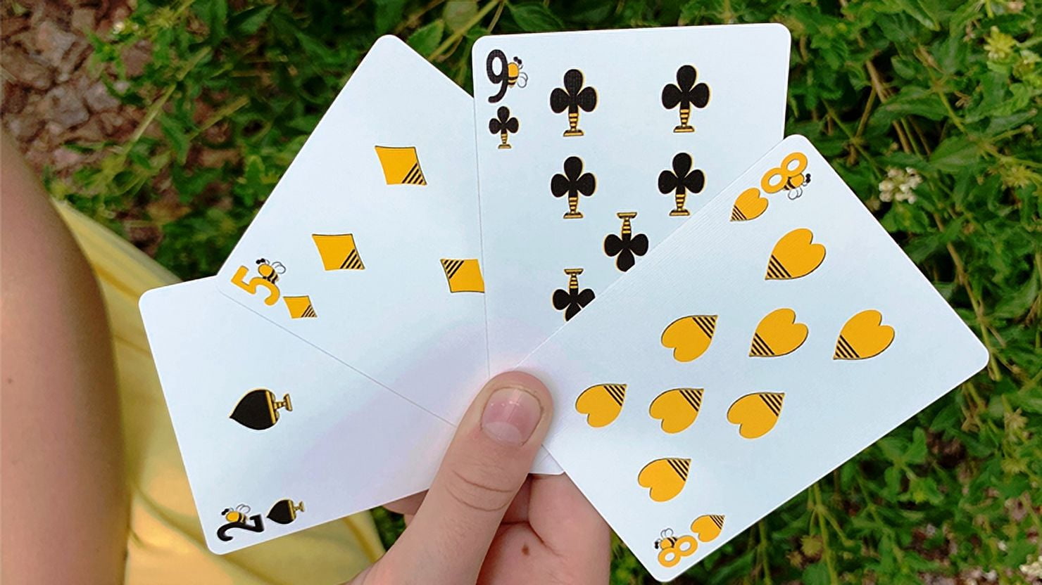 Gilded Bicycle Beekeeper Playing Cards (Light) by Artur Rajch and USPCC