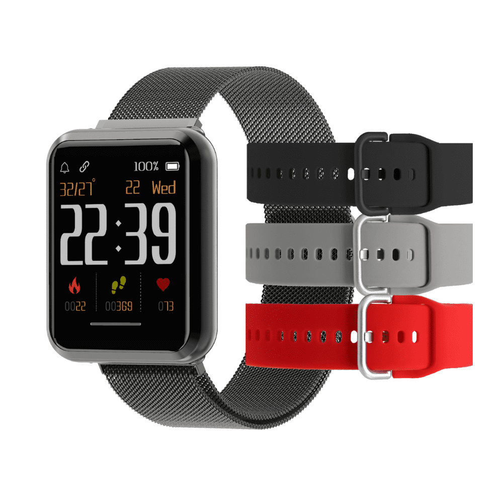 Apple Watch Series 6 GPS, 40mm Space Gray Aluminum Case with Black 