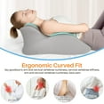 thumbnail image 4 of Eurhowing Ergonomic Memory Foam Wedge Pillow for Adults, Back Neck Shoulder Pain Relief, Adjustable Headboard Support for Sleeping, Reading, Reclining Bed Pillow, Gray, 4 of 9