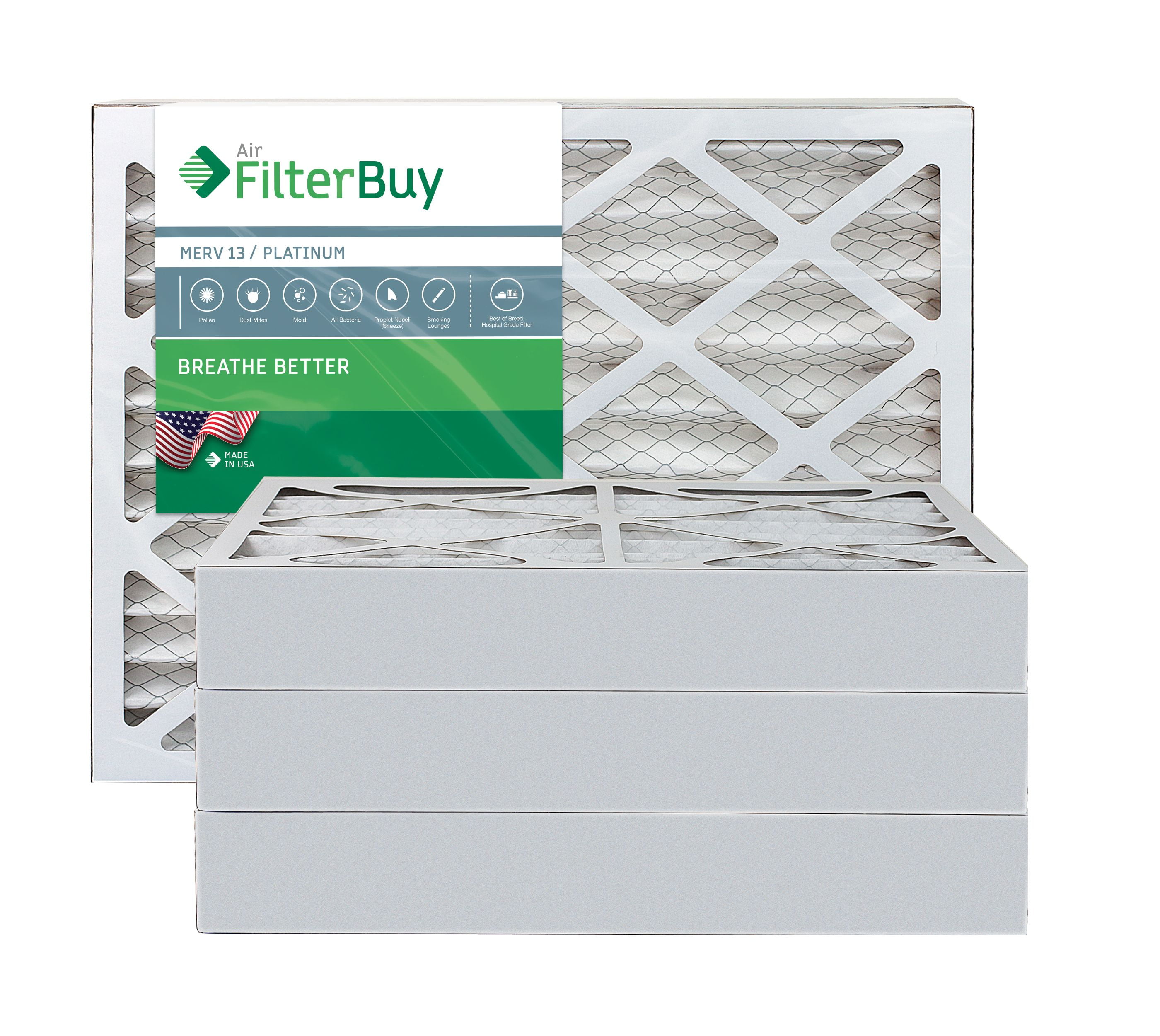 6 Pack 18x20x4 Ultimate Allergen Merv 13 Replacement AC Furnace Air Filter