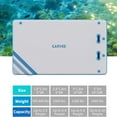 thumbnail image 2 of Garvee Inflatable Floating Dock 6 ft x 5 ft, 5.9" Thickness None-Slip PVC Surface, White & Blue, 2 of 6
