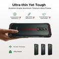 thumbnail image 6 of DOOGEE Blade10 Energy Rugged Phone 4.5G,10.7mm Ultra-Thin,24GB+128GB/TF 2TB Rugged Smartphone,6.56"HD+ 90Hz,16MP Camera,IP68/IP69K,6150mAh/Nfc/Face ID, 6 of 8