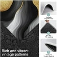 thumbnail image 3 of Black White Marble Gold Wave Pattern Kitchen Rugs Sets Of 3,Kitchen Runner Rugs Non Skid Washable,Decorative Kitchen Floor Mats for Kitchen,Sink,Laundry,17"x30"+ 17"x47" + 17"x59", 3 of 6