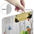 thumbnail image 4 of FMSHPON Autumn Flowers Leaves Birds Clipboard Hardboard Wood Nursing Clip Board and Pull for Standard A4 Letter 13x9 inches, 4 of 5