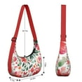 thumbnail image 2 of Nylon Crescent Bag for Women Men Trendy, Floral Medium Crossbody Dumpling Bags with Adjustable Strap Lightweight Travel Shoulder Tote Half Moon Hobo Bag, 2 of 5