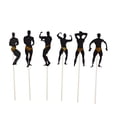 thumbnail image 5 of Amdohai 36PCS Muscular Man Paper Sticks Cake Sticks Picks Cocktail Picks Drinks, 5 of 5