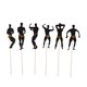 thumbnail image 2 of Barras de papel 36PCS Muscular Man Paper Sticks Cake Sticks Picks Cocktail Picks Bebidas Sticks para cumpleaños Cake Party Bars Restaurantes Postre Decoración Irfora Barras de papel, 2 of 5
