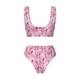 thumbnail image 5 of Daiia Cartoon Poodle Dog Women's Bikini Set Two Piece Swimsuit High Waisted Bikini Adjustable Straps Bikini Perfect for Beach, Pool, and Summer Vacation-X-Large, 5 of 9