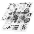 thumbnail image 4 of DIY Scrapbooking Stamp2 Set Vintage Clear Craft Stamp Craft Modifications Eco-Friendly Materials, 4 of 8