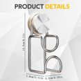 thumbnail image 3 of Suction Cup Wall Mount Hook, Heavy Duty Stainless Steel Multifunctional Hanger, Removable Reusable Holder, Waterproof Bathroom Hook for Tile, Glass and Smooth Wall Surfaces, 3 of 7