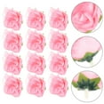 thumbnail image 3 of 50pcs 3cm rosas artificiales cabezas de flores decoración de la boda (rosa), 3 of 5