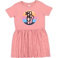 thumbnail image 3 of Inktastic Ballerina Dance Ballet Shoes Girls Toddler Dress, 3 of 5