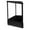 Black, variant on WXLCISI Non-Reversing Mirror, Slim True Reflection Glass for Haircut Makeup Vanity