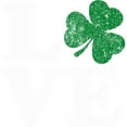thumbnail image 2 of CafePress - St Patrick's Day LOVE Shamrock Irish - Large Beach Towel, Soft 30"x60" Towel with Unique Design, 2 of 3