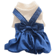 thumbnail image 1 of Pantalones vaqueros de algodón para mascotas, vestido tipo peto con tirantes azules, falda tipo peto de mezclilla fina de verano, ropa de uso diario para perros y gatos, disfraz de color sólido M, 1 of 6