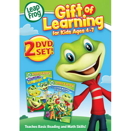 Leapfrog: Gift of Learning for Kids Ages 4-7 (Best Learning Dvds For Toddlers)