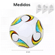 thumbnail image 3 of Balon Futbol Soccer No. 5 Laminado Color Amarillo azul y blanco, 3 of 5