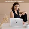 thumbnail image 2 of Protective Case for MacBook Air 11 inch 2015 2014 2013 2012 2011 2010 A1465 A1370,Plastic Pattern Design Laptop Cover for Hard Shell MacBook Air 11 inch Case,Pink Bow, 2 of 7