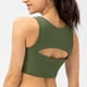 thumbnail image 5 of Sujetador Deportivo Push Up Para Mujer Tops Cortos Huecos Atractivos Con Copas Extraíbles Entrenamiento Fitness Yoga Bra - Verde, 5 of 7