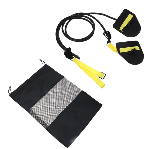 HEALEEP Black Swimming Resistance Belt, 1 Piece TPE Material, 6.7 x 0.6 x 0.4 Inches for Water Fitness and Aquatic Training