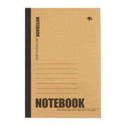 UYUH Composition Notebook Wide Ruled: Kraft Cardboard Pattern Notebook College Ruled | Minimalist Craft Journal and Diary for Teens and Adults