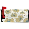thumbnail image 5 of Coolnut Mailbox Cover Leaves and Cosmos Flowers Post Mail Box Cover Magnetic Mail Wraps Cover Oversize 25.4" L x 20.78" W, 5 of 5