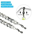 thumbnail image 4 of Uxcell Eyeglass Strap Adjustable Eye Glasses Holder Chains String Lanyard Sunglasses Eyewear Retainer Gray, 4 of 6