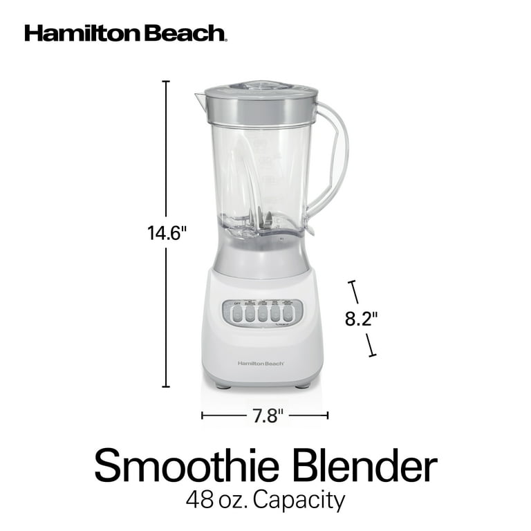 Hamilton Beach Smoothie Blender, White - 50181F
