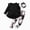 R599-Black, variant on NOLDARES Toddler Clothes for Baby Girls Cute Print Long Sleeve Sweatshirt Pants Girls Warm Fall Winter Outfits Set(Red,6-7 Y)