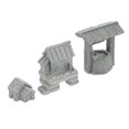 thumbnail image 5 of Miniature Yard Ornaments 3Pcs Grey Pot Decoration Perfect For Landscape Design And Indoor Decoration In Garden Decor, 5 of 5
