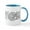 White/Blue Inside, variant on CafePress - 3 ASL Kitties Mug - 11 oz Ceramic Mug - Novelty Coffee Tea Cup
