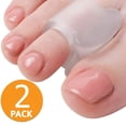 thumbnail image 2 of 1 par de protectores de juanetes de silicona para el cuidado de los pies, separadores ortopédicos para los dedos del pie, separador de dedos del pie, almohadilla correctora, herramienta para el cuidado de los pies Tan Jianjun  unisex, 2 of 2