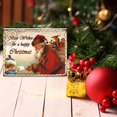thumbnail image 2 of Percha navideña de madera Farfi, placa de pared de Navidad rectangular exquisita y práctica clásica para la familia, 2 of 5