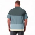 thumbnail image 4 of Big and Tall Golf Shirts for Men Advantage Performance Polos for Men Business Casual Men Polo Shirts Color Block Summer Basic Loose Fit Short Sleeve Polo Shirt Gray 4XL, 4 of 6